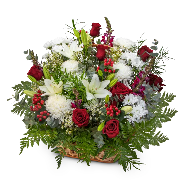 Smuteční květinový koš